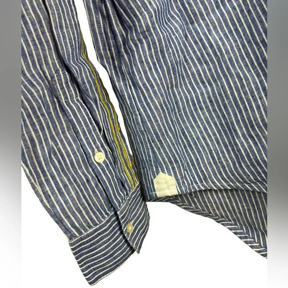 J. Crew • Embroidered V-neck Tunic in Stripe - Picture 8 of 10